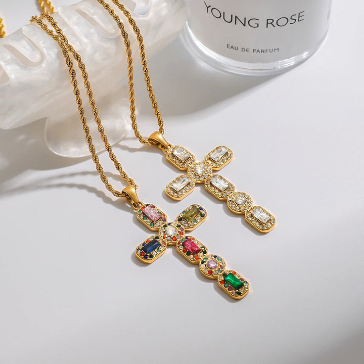 Nova Cross Necklace
