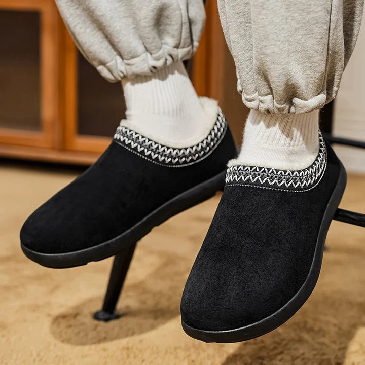 Off-Duty Plush Slip Ons