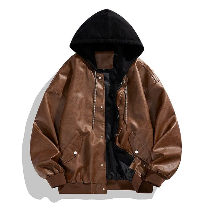 Rogue Leather Hoodie
