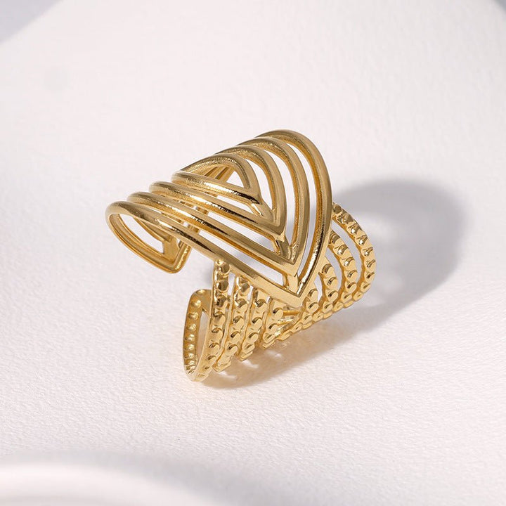 Solene Stainless Steel Ring