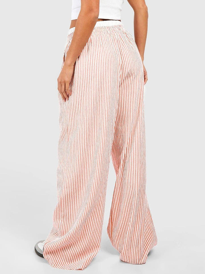 Striped lounge pants
