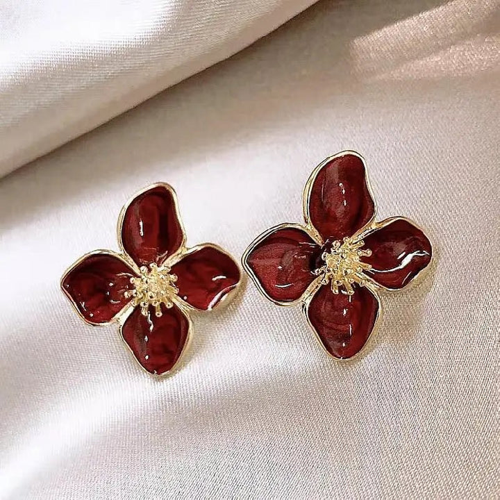 Verdant Flower Earrings