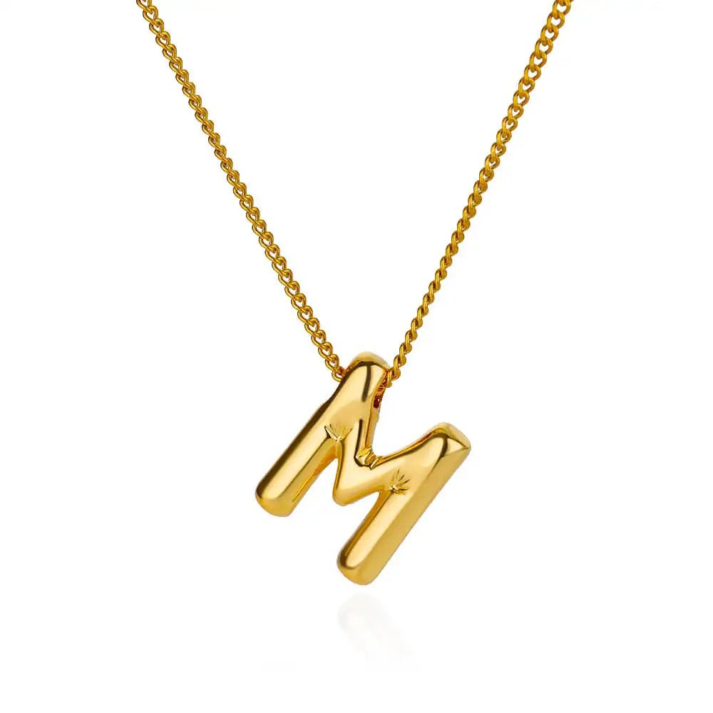 Charm Alphabetica Stainless Steel Necklace