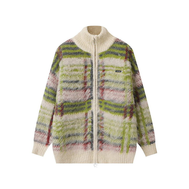 Cozy Code Plaid Cardigan