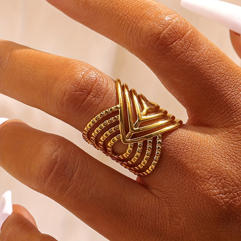 Solene Stainless Steel Ring