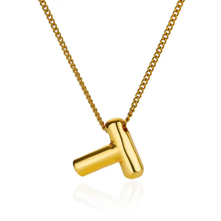 Charm Alphabetica Stainless Steel Necklace
