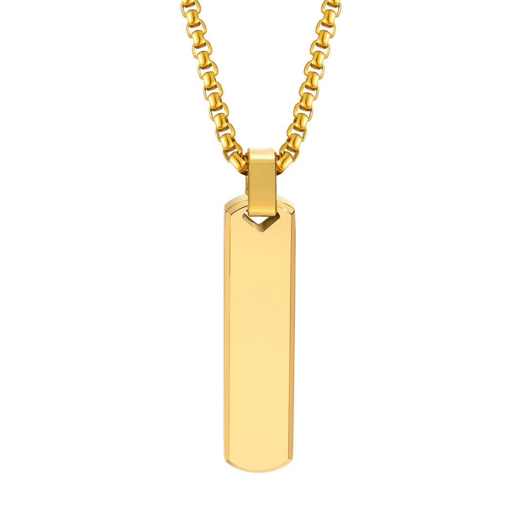 Stainless Steel Bar Necklace