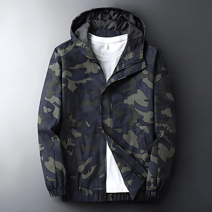 Camo windbreaker