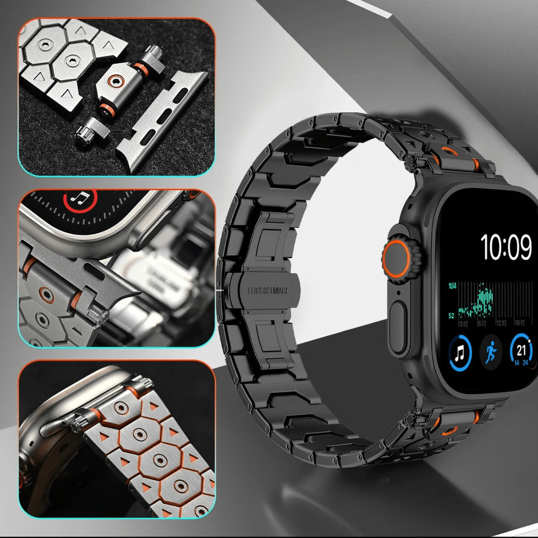 MechLine Stainless Steel Apple Watch Band